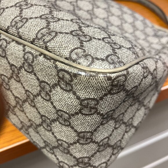 Authentic Brown Gucci Monogram GG Plus Joy Hobo Purse - Picture 5 of 16